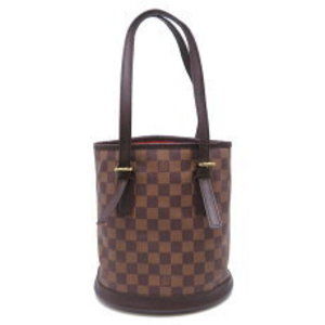Louis Vuitton Mare Bucket Pouch Tote Bag Damier Ebene Brown